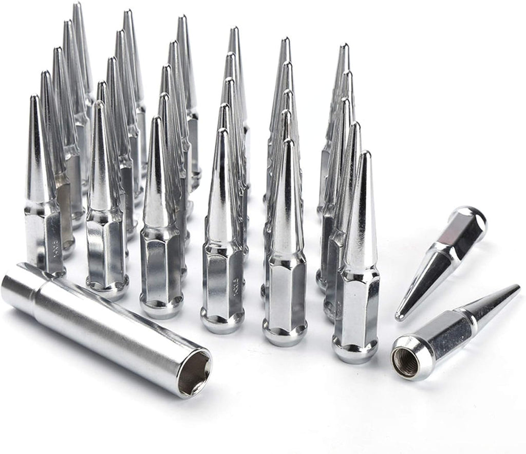 32 Spike Blue 1/2-20 Taper Lug Nuts A9042