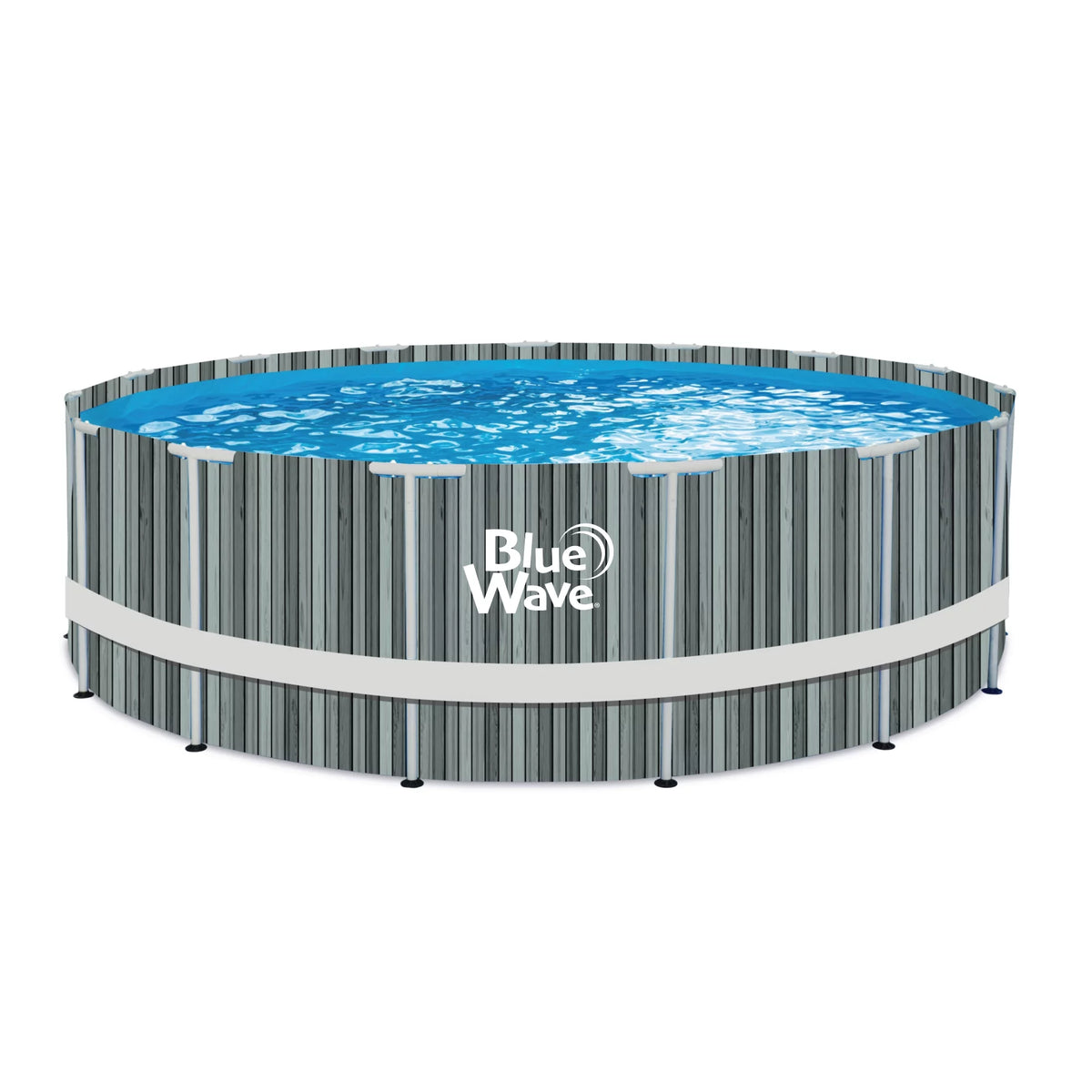 15-ft Round 48-in Deep Above Ground Swimming Pool with Cover F5774