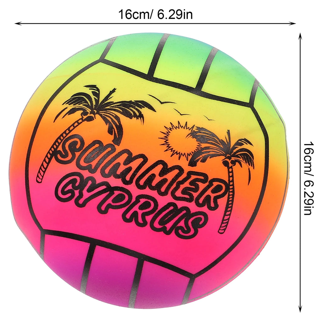 Rainbow PVC Inflatable Volleyball Toy M93457
