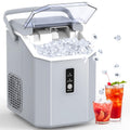 Portable Nugget Ice Maker with Handle, Ice Scoop and Basket R572245