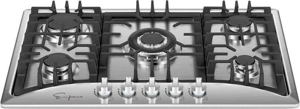 30" Gas Cooktop with 5 Sealed Burners in Stainless Steel R456624