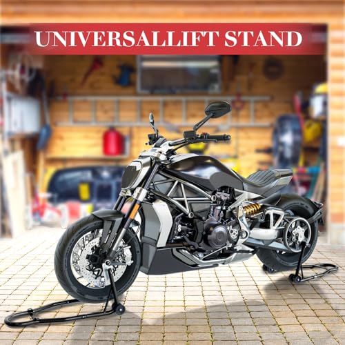 Universal Motorcycle Wheel Lift Stand with Adjustable Swingarm Spool C265