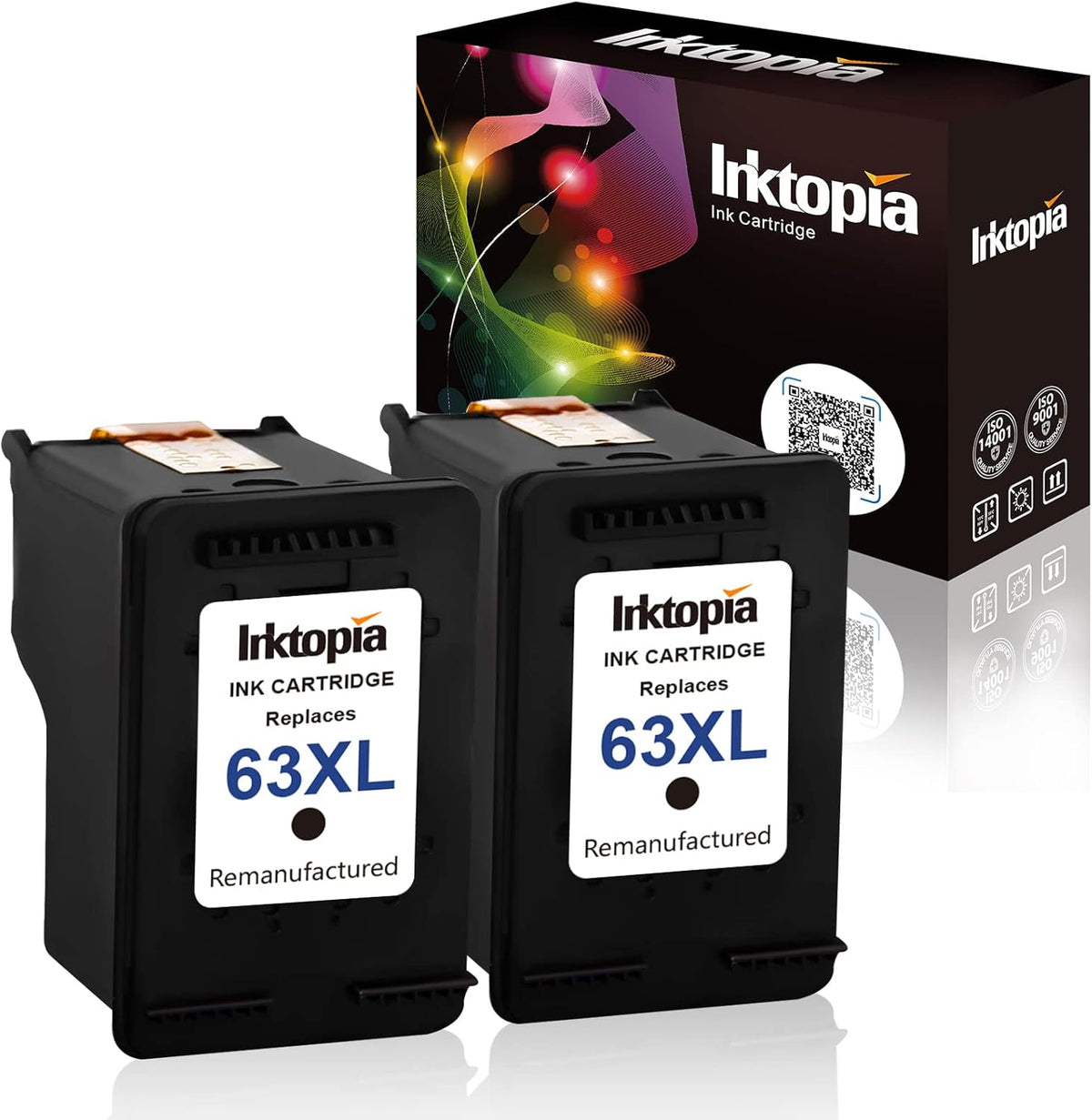 2 Black Ink Cartridge Pack of 2 T736