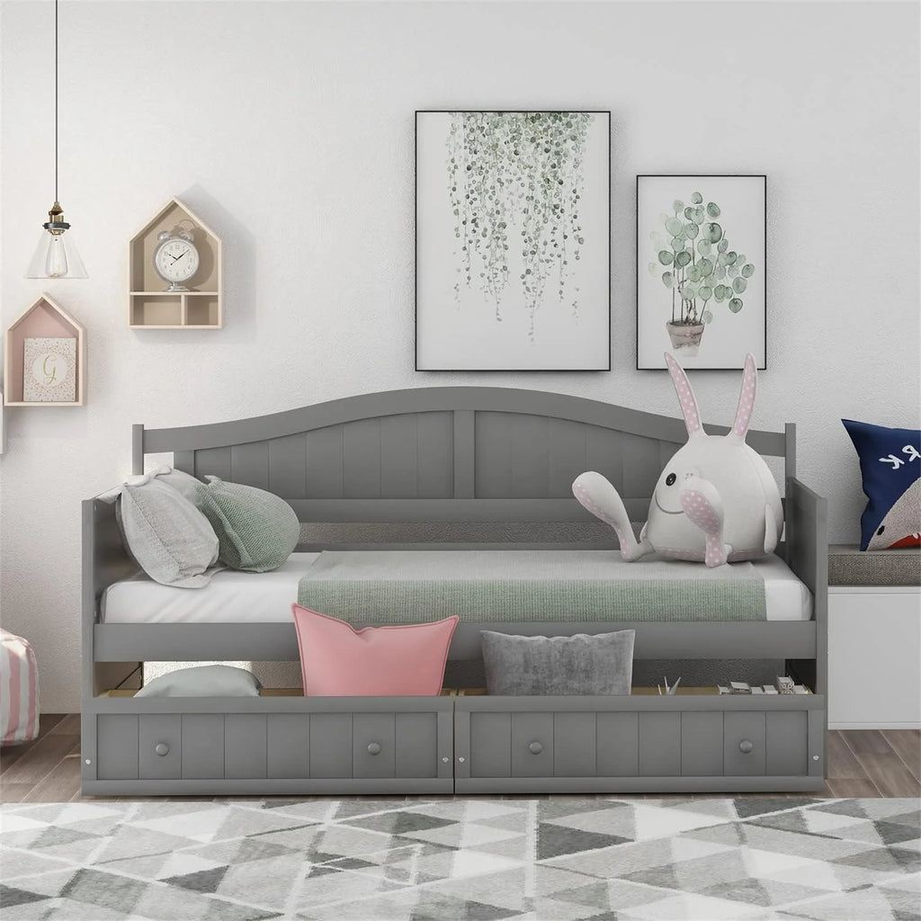 Wood Daybed with Storage Drawers A474130