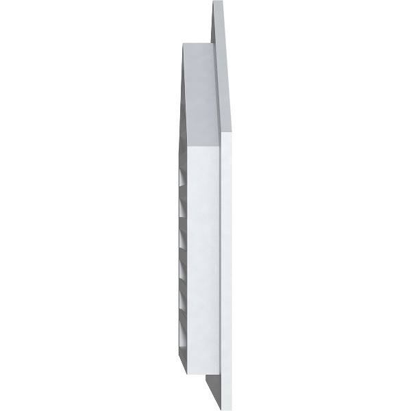 Peaked Top Gable Vent, PVC, 14/12 Pitch K419232