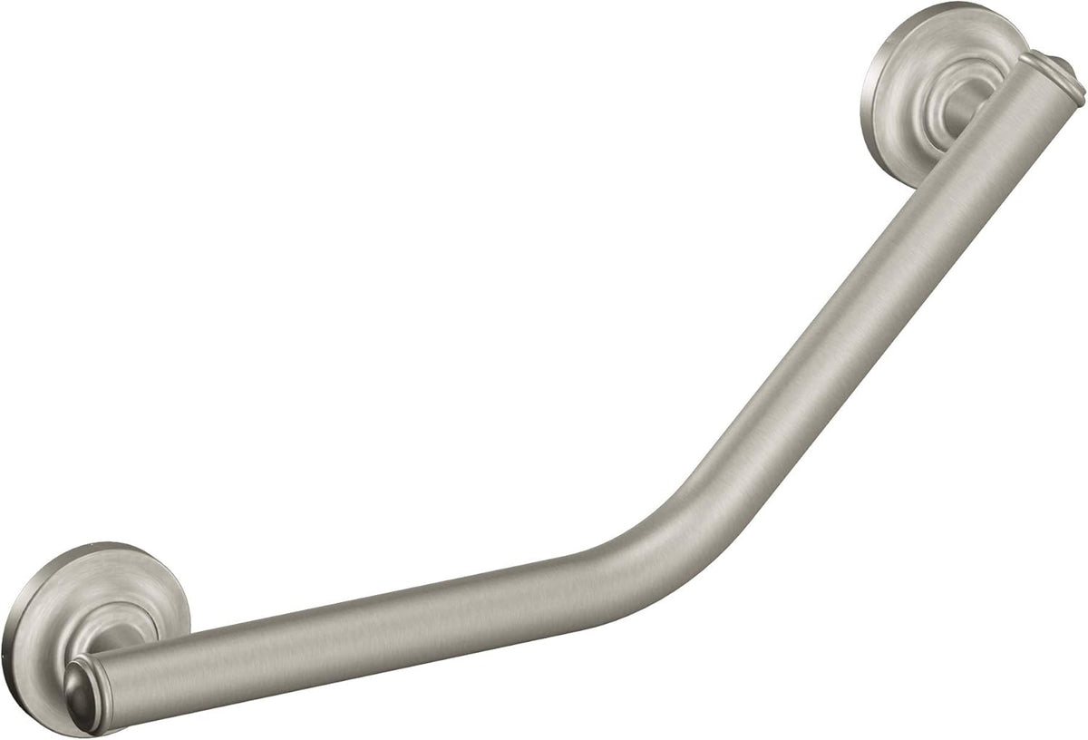 Brushed Nickel Angled Grab Bar Pack of 2 P2221