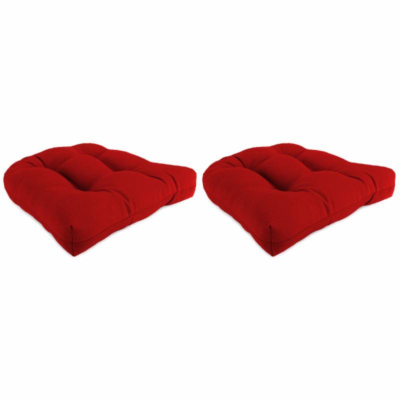 Set of 2 Outdoor Wicker Chair Cushions R929