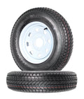 2-Pk Trailer Tire On Rim ST175/80D13 13 in. White Spoke Wheel D175991