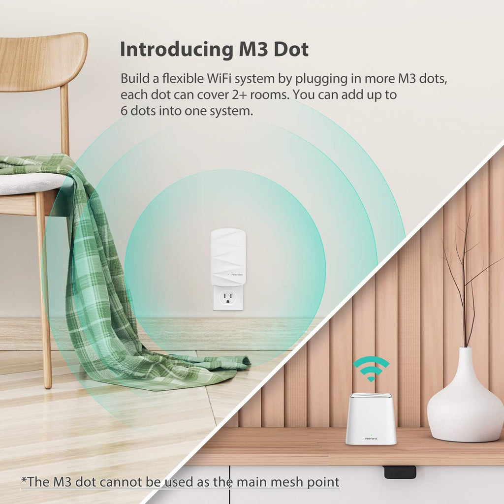 Pack of 2 MeshForce WiFi Extender V263