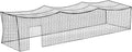 Polyethylene Twisted Knotted Baseball Batting Cage Netting U987605