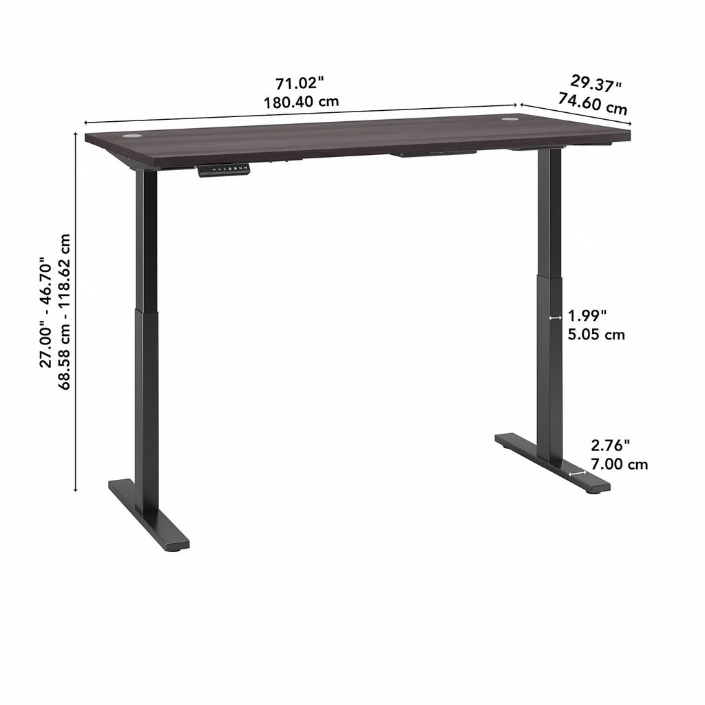 72 x 30 in. Height Adjustable Standing Desk V606