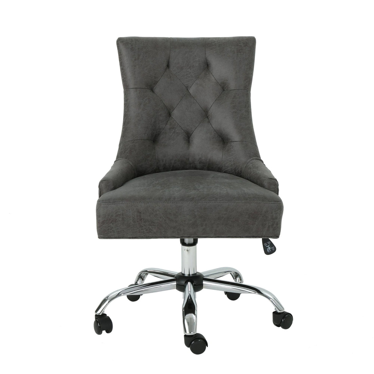 Slate Microfiber and Chrome Office Chair P957081