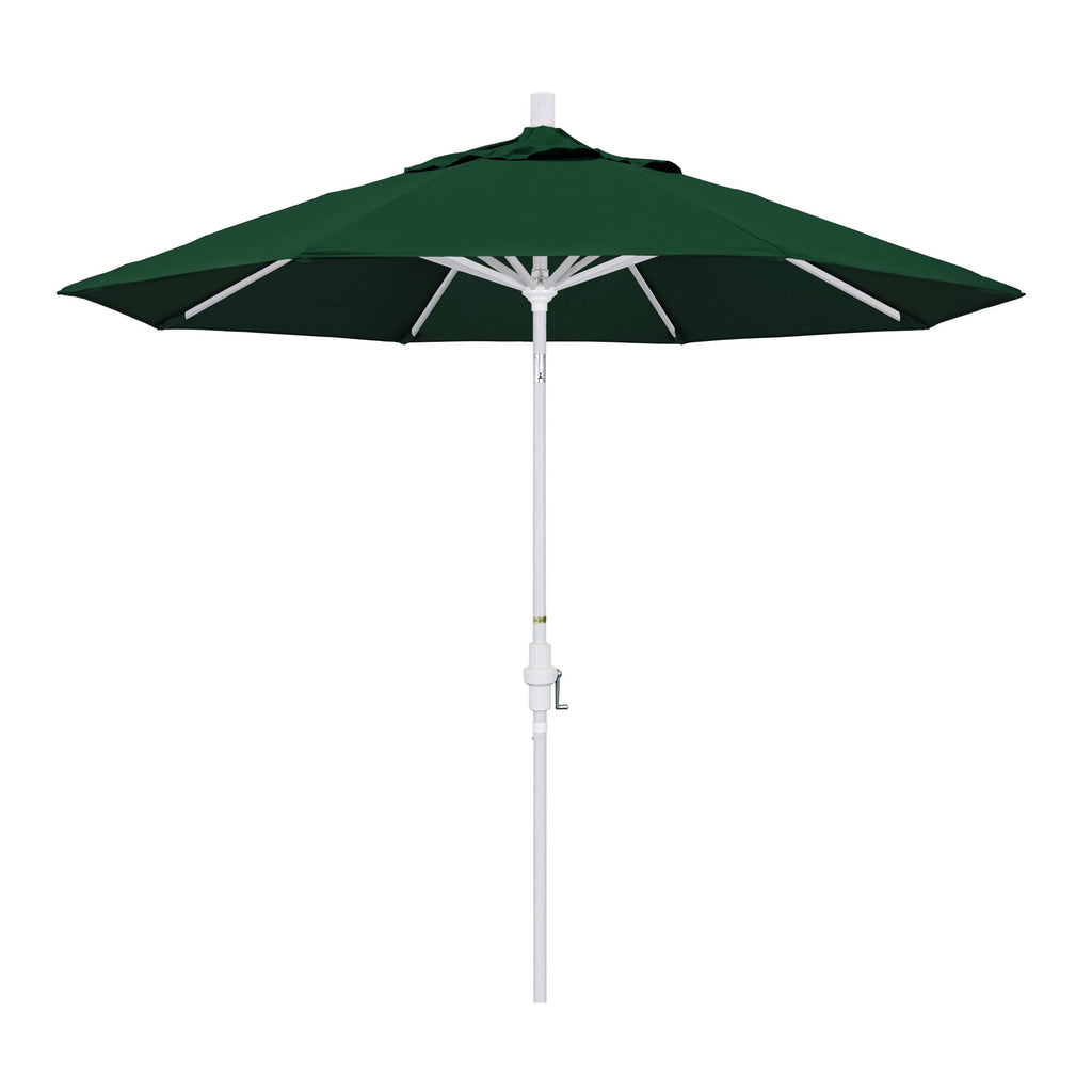 9' Aluminum Market Umbrella Hunter Green O85307
