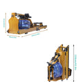 Water Rowing Machine with LED Display Foldable C266