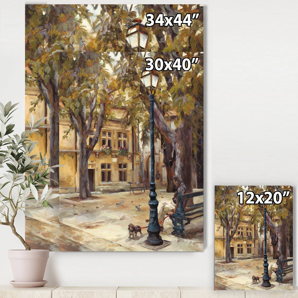 Grey French Country Canvas Art O1420