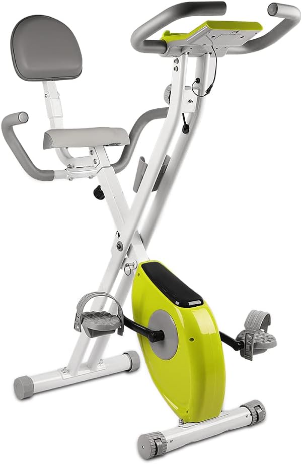Magnetic Folding Exercise Bike with LCD Monitor T353867