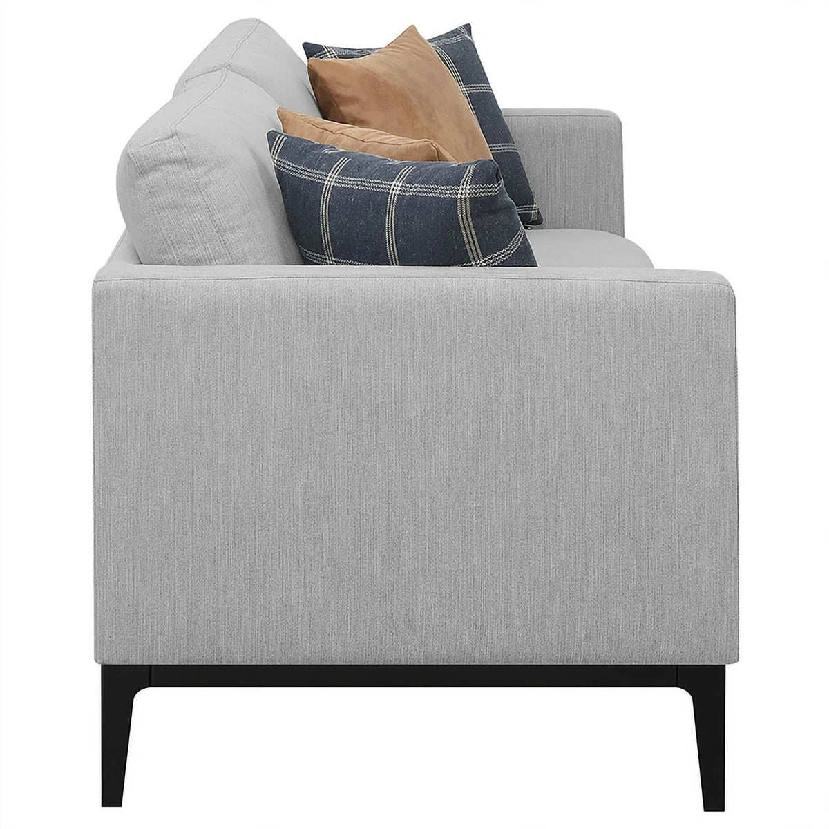 2-piece Fabric Living Room Set in Light Gray E53403