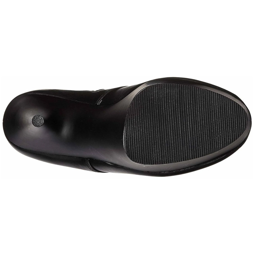 Black Leather 10 Platform Shoes F461359