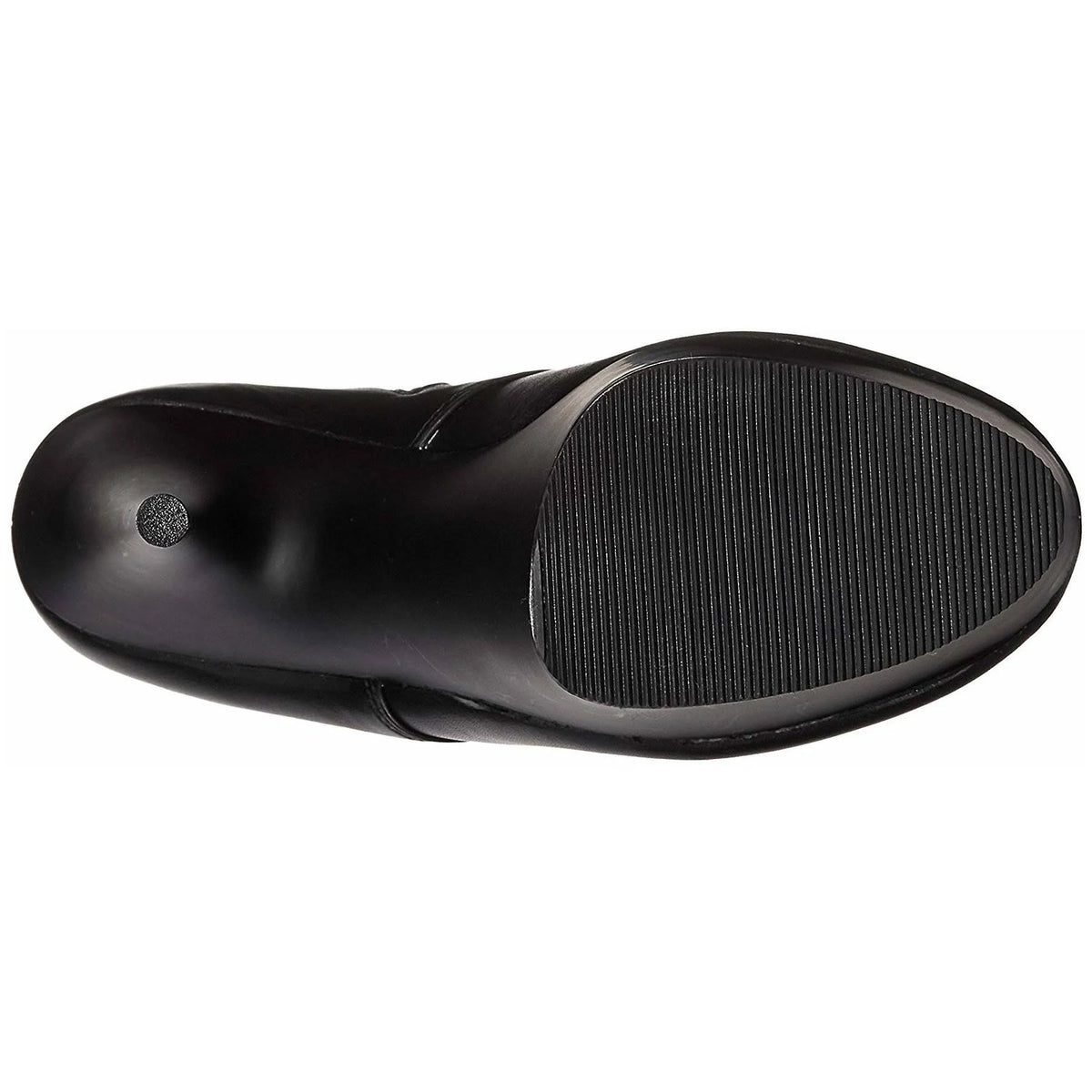 Black Leather 10 Platform Shoes F461359