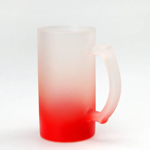 2 Pieces Frosted Glass 16 oz Mug O791
