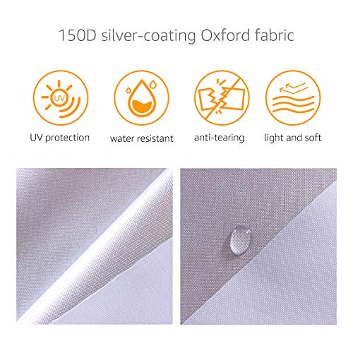 Silver Weatherproof Car Cover 150D Oxford W40152
