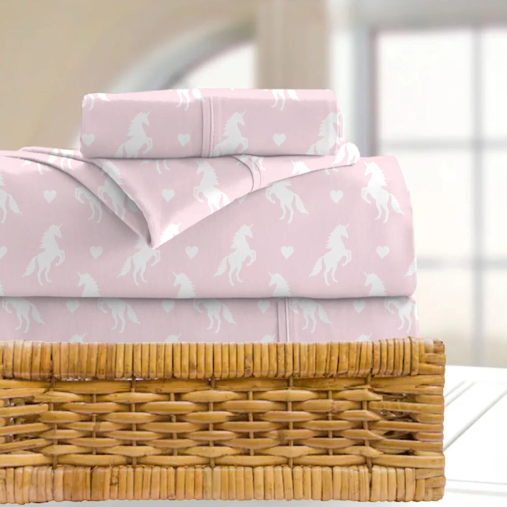 Pink 3-Pieces Microfiber Twin Sheet Sets S5279