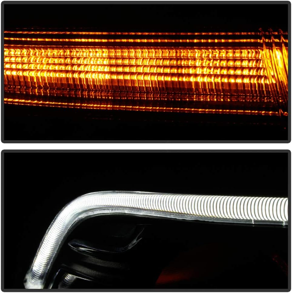 LED DRL Tube Projector Headlight Headlamp Passenger Side I3979