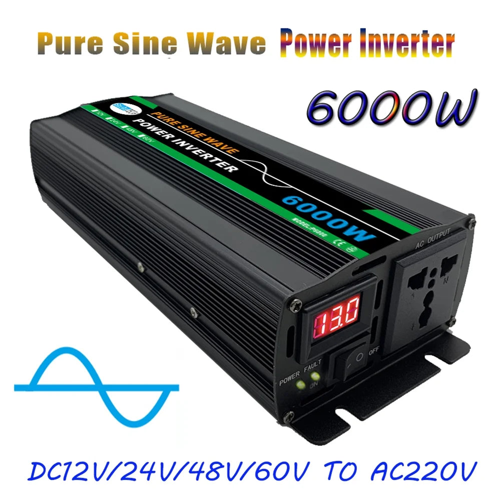 Pure Sine Wave Inverter 12V To 6000W B386117