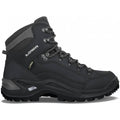 Deep Black Mid Leather Hiking Boots H90278