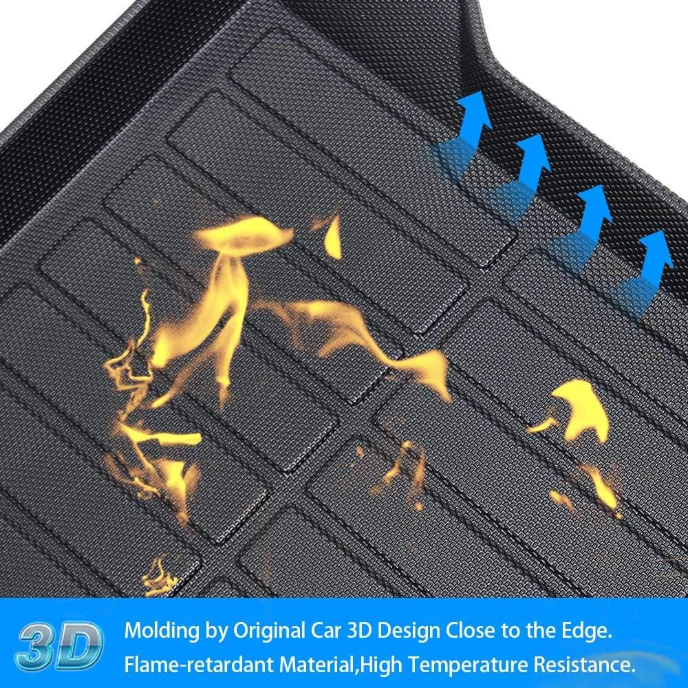 Custom Fit Cargo Liner Trunk Mat for Jeep Cherokee 2014-2021, Pack of 2 U27393