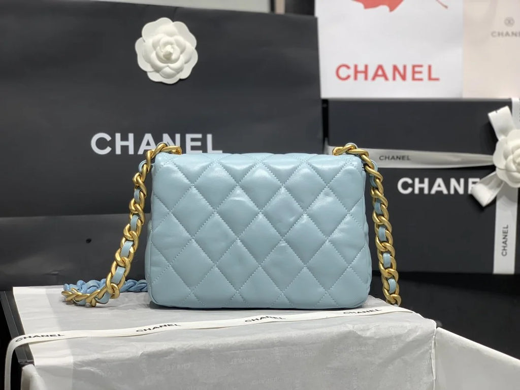 Small Flap Bag Blue U678