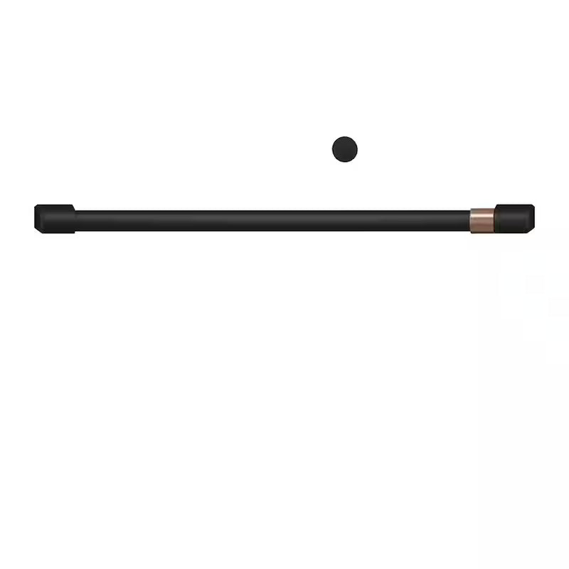 Single Wall Oven and Built-In Microwave Handle Kit in Flat Black Z398