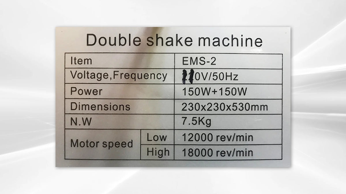 Commercial Stainless Steel Double Head Milk Shake Machine Y13656