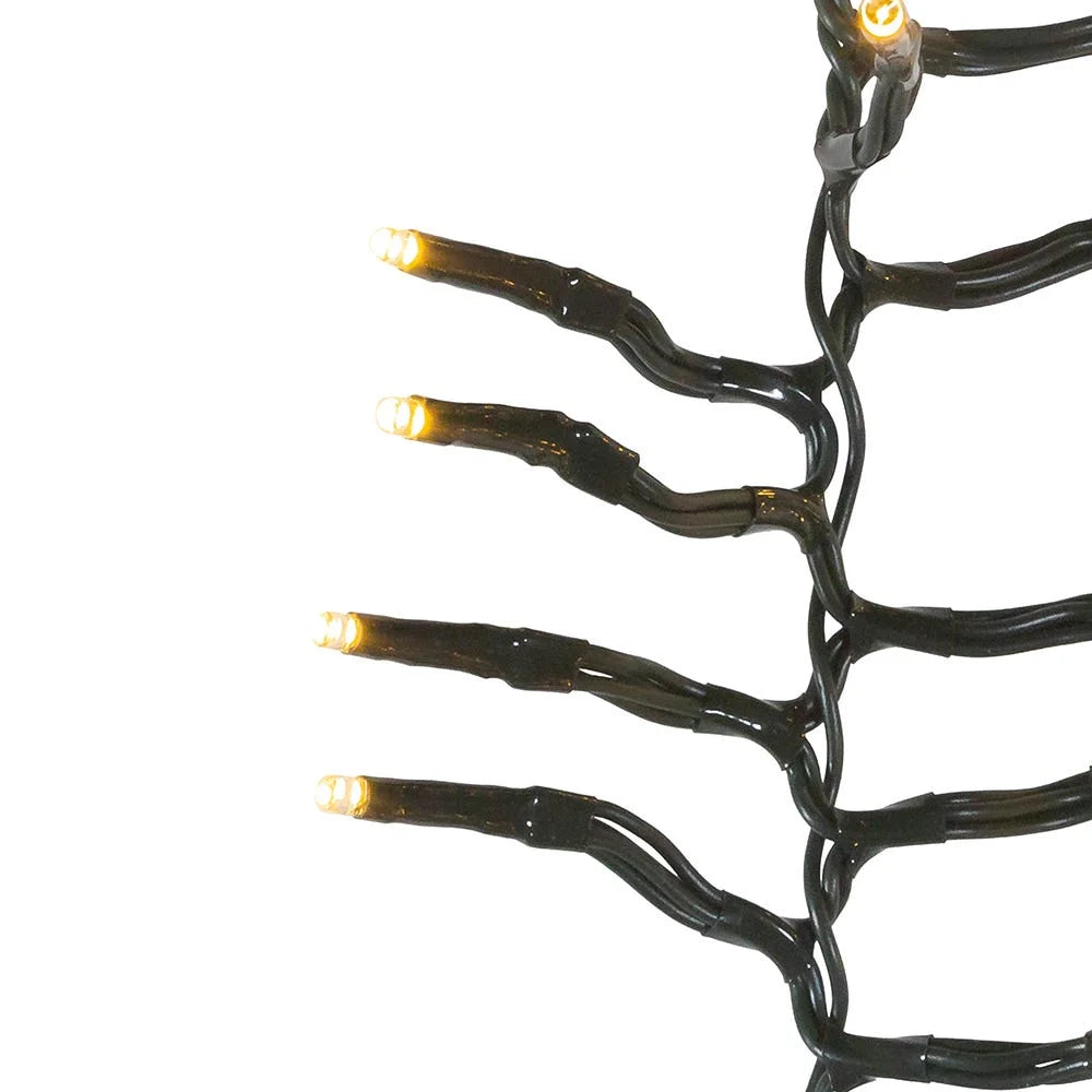 3000-Light 98-Foot Cluster Garland with Warm White LED Lights N77801