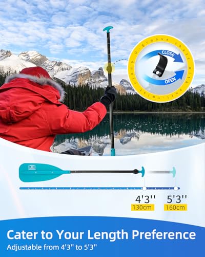 Adjustable Aluminum Canoe Paddle U212