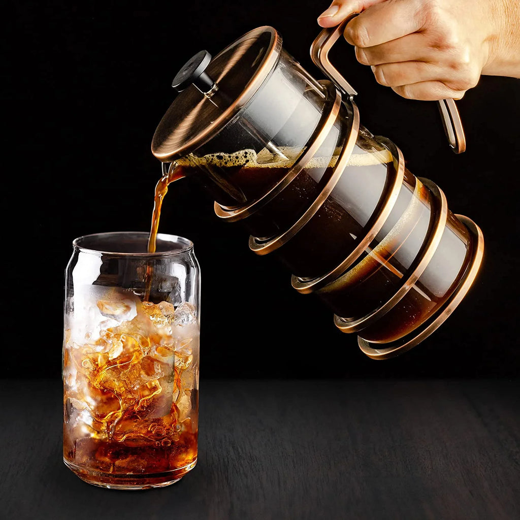 34 Ounce French Press Coffee & Tea Maker Borosilicate Glass H718685