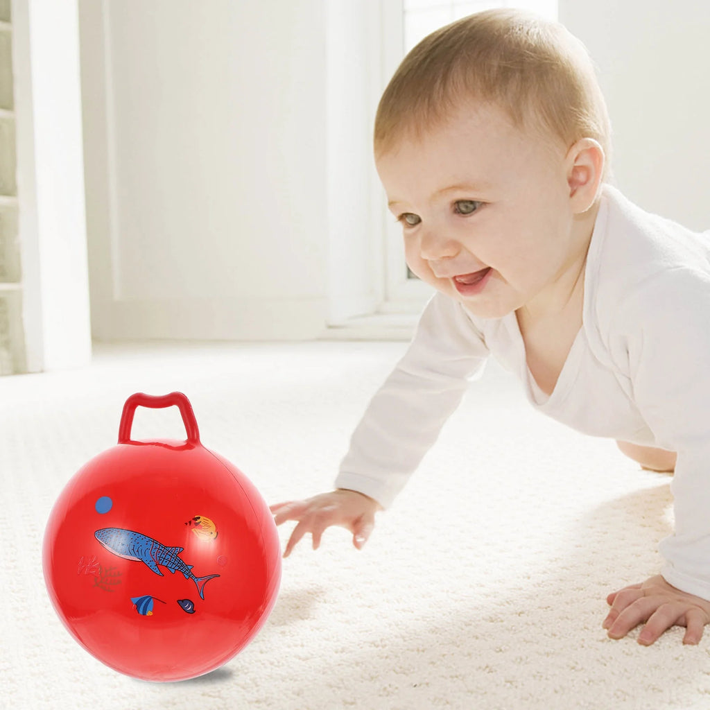 3Pcs Inflatable Hopper Balls with Handle R34499
