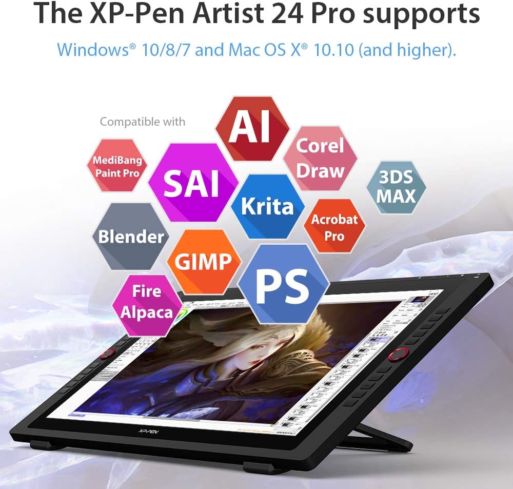 23.8-inch 2K QHD Drawing Monitor with Screen A6115