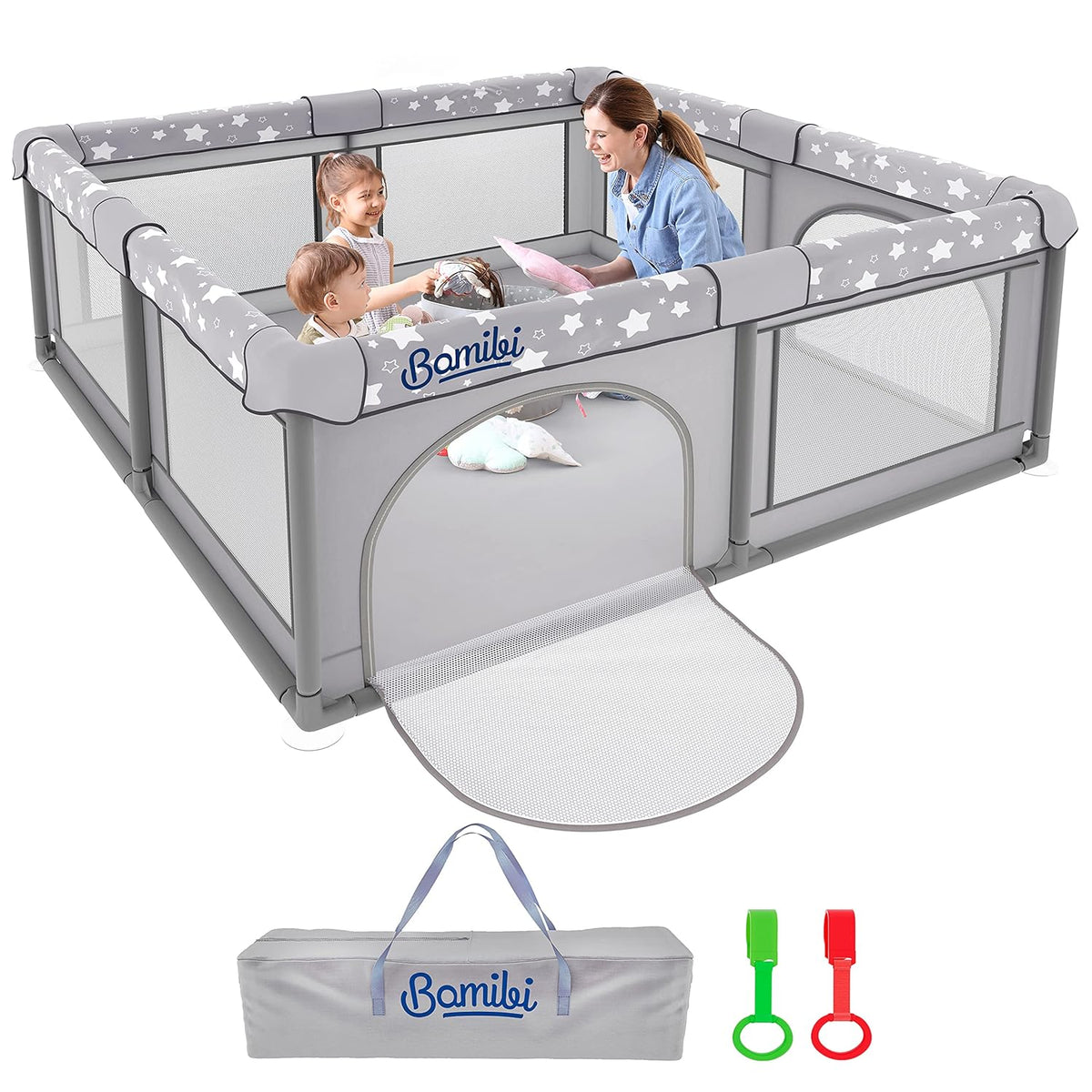 X-Large Foldable Baby Playpen with Carry-Case Y709