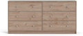 6 Drawer Double Dresser X5553