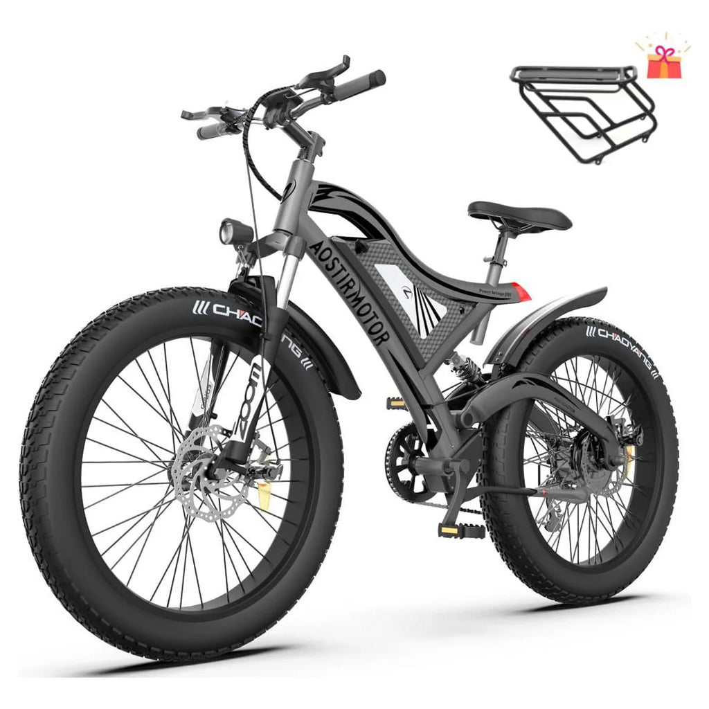 750W 48V 15Ah Fat Tire Electric Mountain Bike W64988