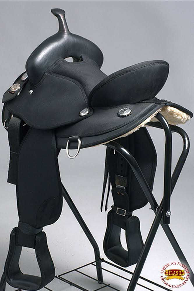 Synthetic Western Trail Saddle C576