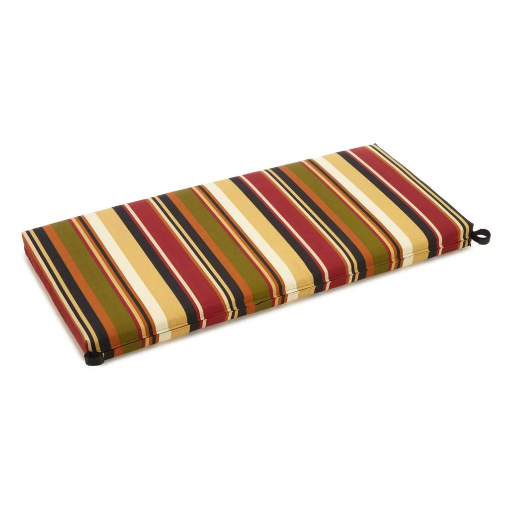 Patterned Outdoor Spun Polyester Loveseat Cushion I9014