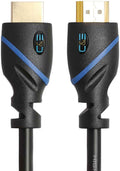 75ft High Speed HDMI Cable Male to Male with Ethernet Black Pack of 2 U299