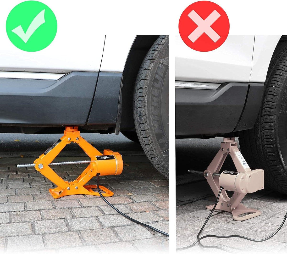 2 Ton Electric Car Jack Pack of 2 R787