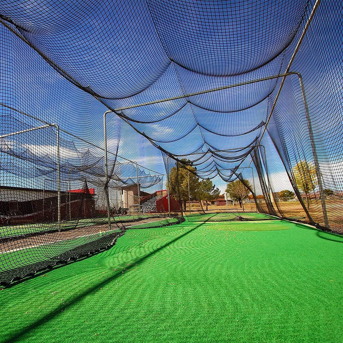 Polyethylene Twisted Knotted Baseball Batting Cage Netting U987605