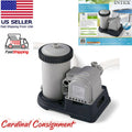 2500 GPH Swimming Pool Filter Cartridge Pump with Timer H332