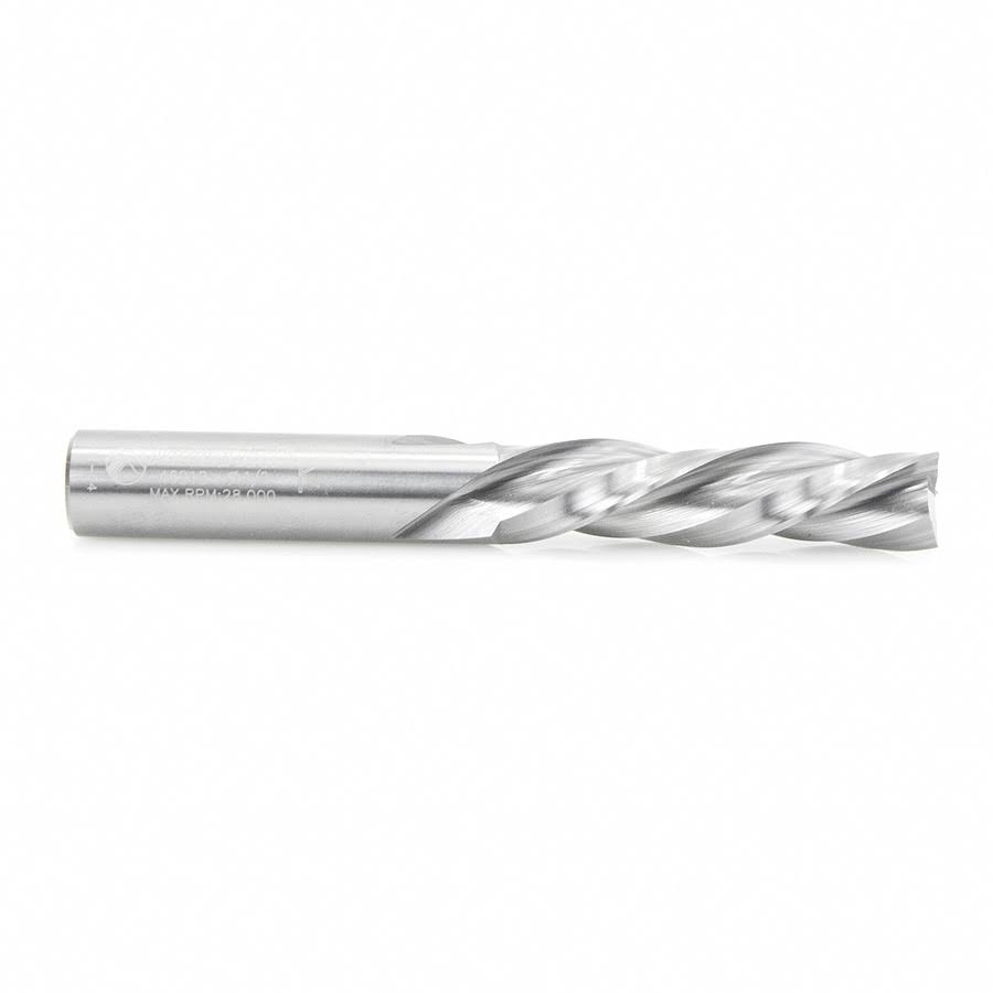 Solid Carbide Spiral Plunge 1/2 Dia x 2 inch x 1/2 Shank Down-Cut 3-Flute J797