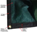 8 x 18 ft. 90 Percent Shade Cloth, Shade Sail - Green F224757