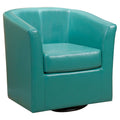 Barrel Club Chair with Swivel Seat F9767